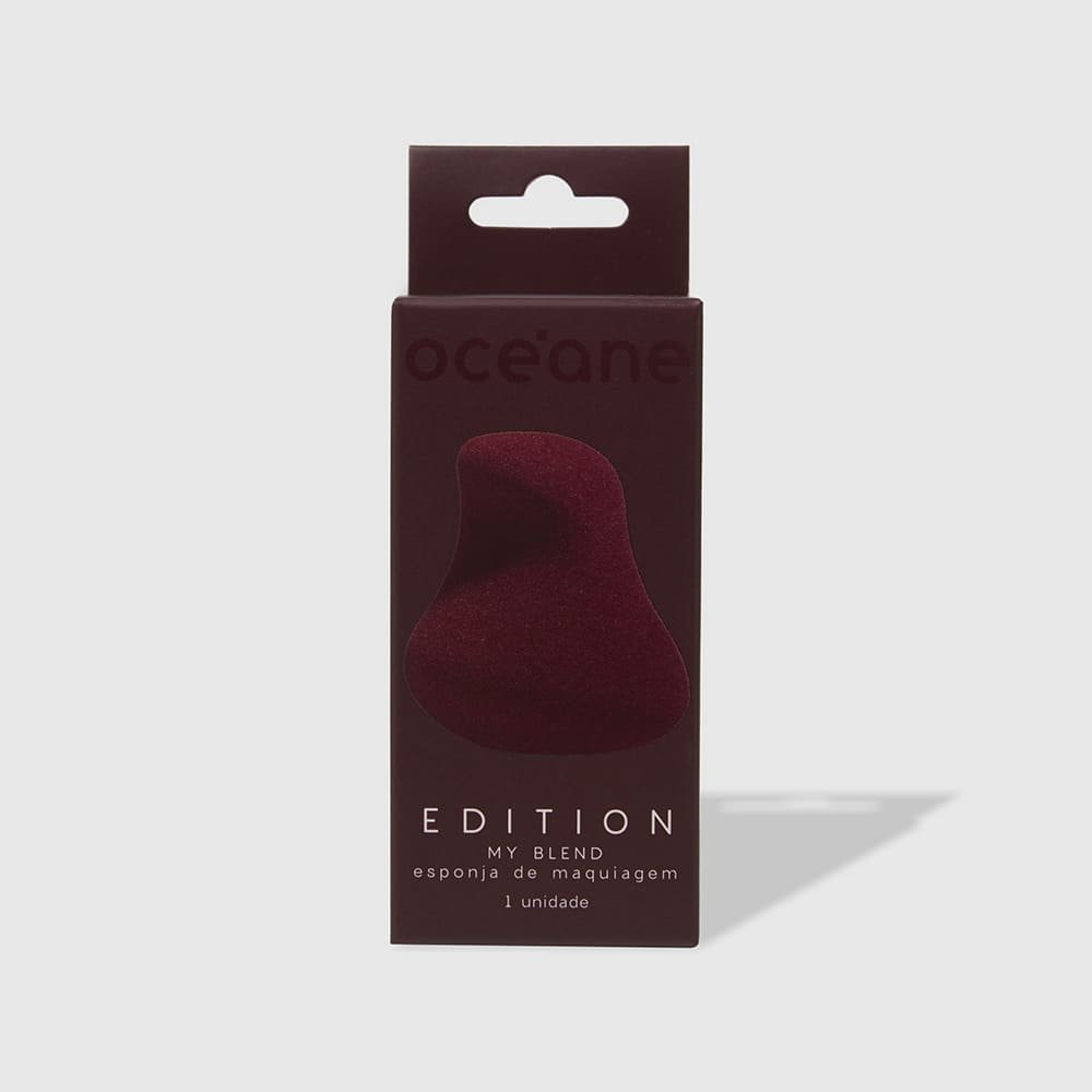 Kit Esponjas de Maquiagem - My Blend Vinho Océane Edition (2 Unidades) ÚNICO 8