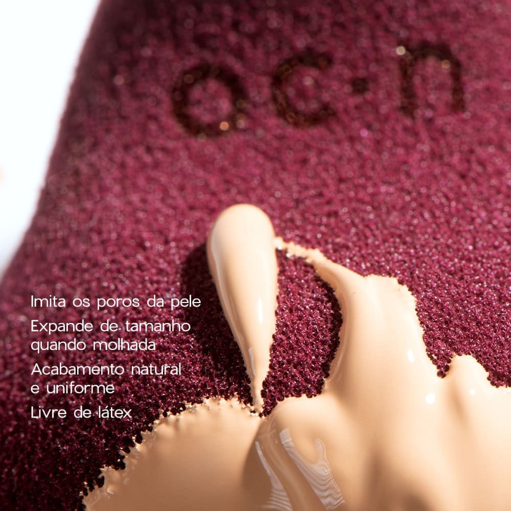 Kit Esponjas de Maquiagem - My Blend Vinho Océane Edition (3 Unidades) ÚNICO 6