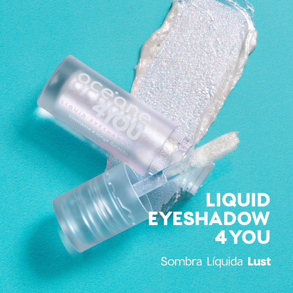 Sombra Líquida Branca - Liquid Eyeshadow Lust 4you 2g Branco 2