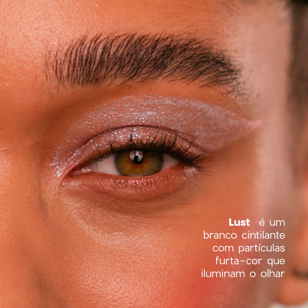 Sombra Líquida Branca - Liquid Eyeshadow Lust 4you 2g Branco 4