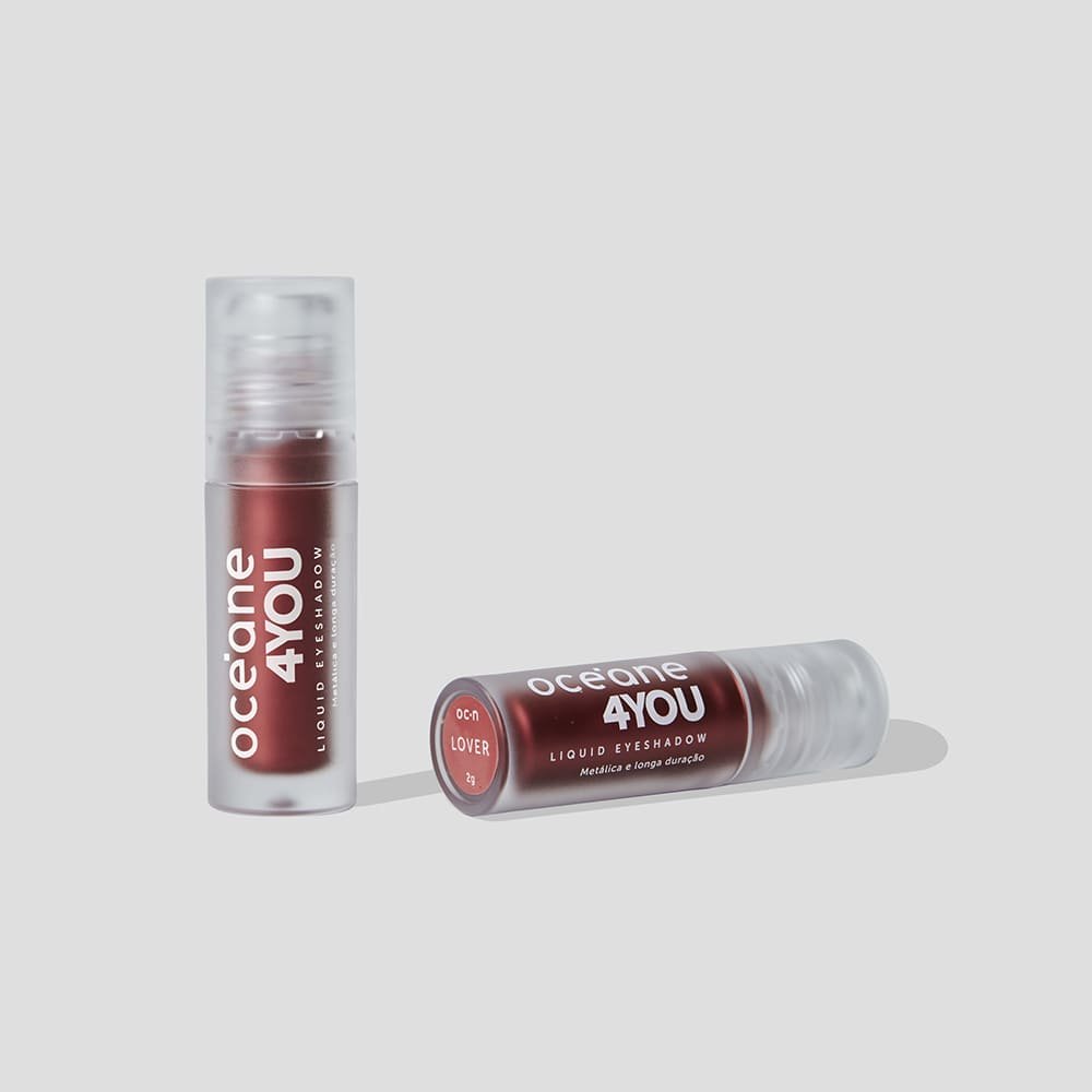 Sombra Líquida Vermelha - Liquid Eyeshadow Lover 4you 2g Vermelho 7