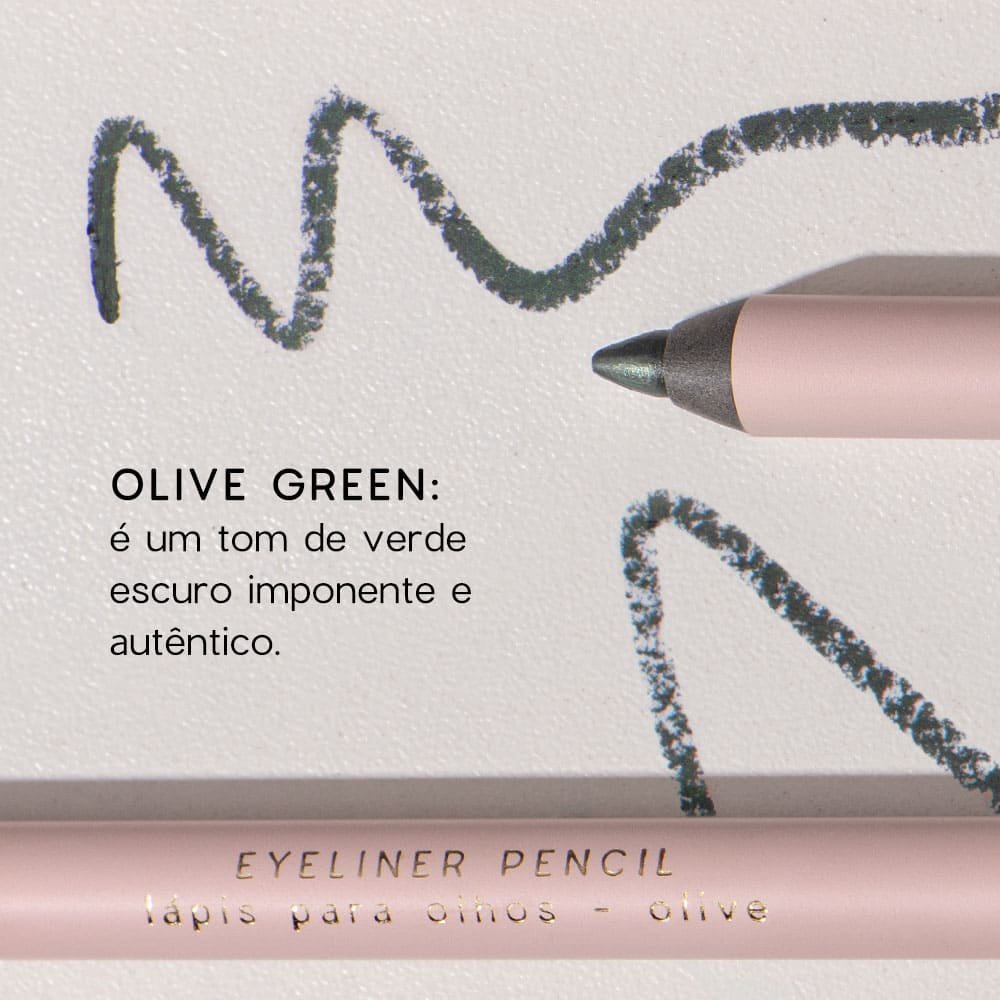 Lápis para Olhos Verde - Eyeliner Olive Océane Edition 1,2g Verde 4