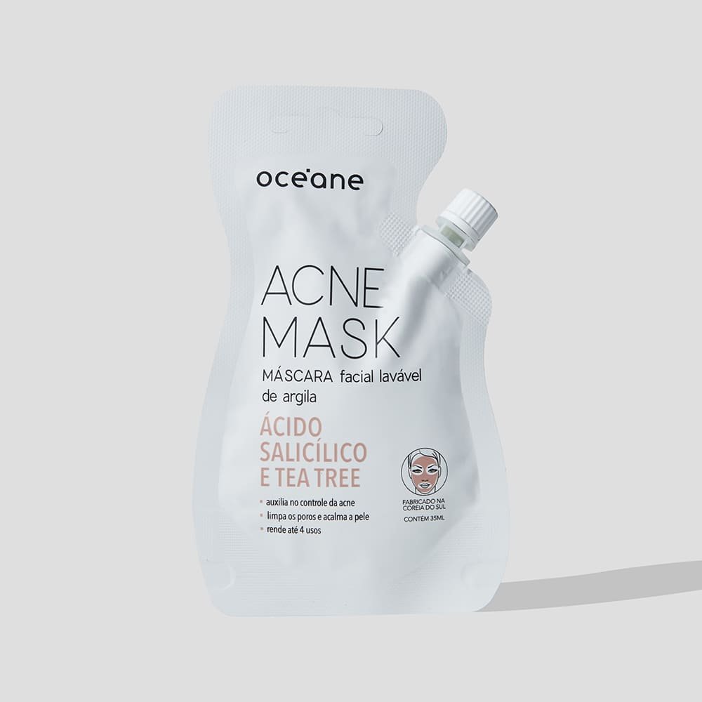 Máscara Facial Antiacne com Ácido Salicílico - Acne Mask 35ml