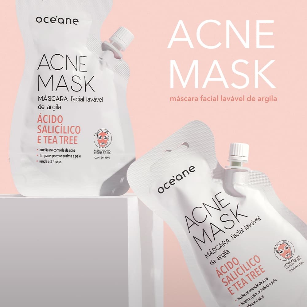 Máscara Facial Antiacne com Ácido Salicílico - Acne Mask 35ml 35ml 2
