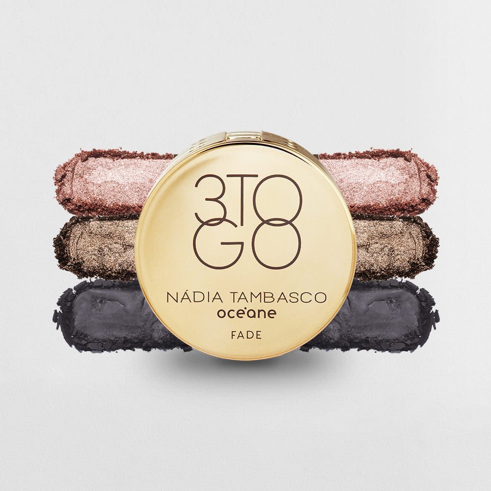 Trio de Sombras Nádia Tambasco By Océane - 3 To Go Palette Fade 7,8g