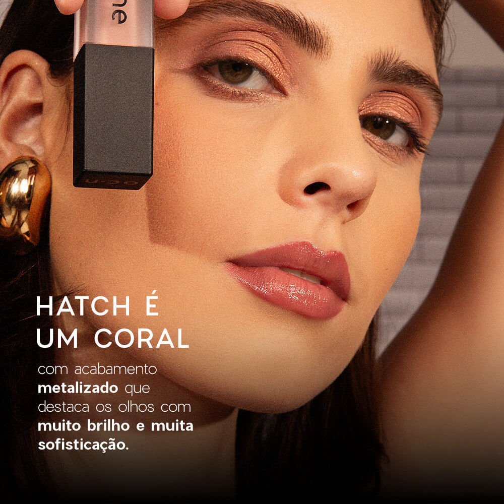 Kit Sombra Líquida Marrom Claro + Sombra Líquida Coral Metalizada Océane Edition (2 Produtos) ÚNICO 4