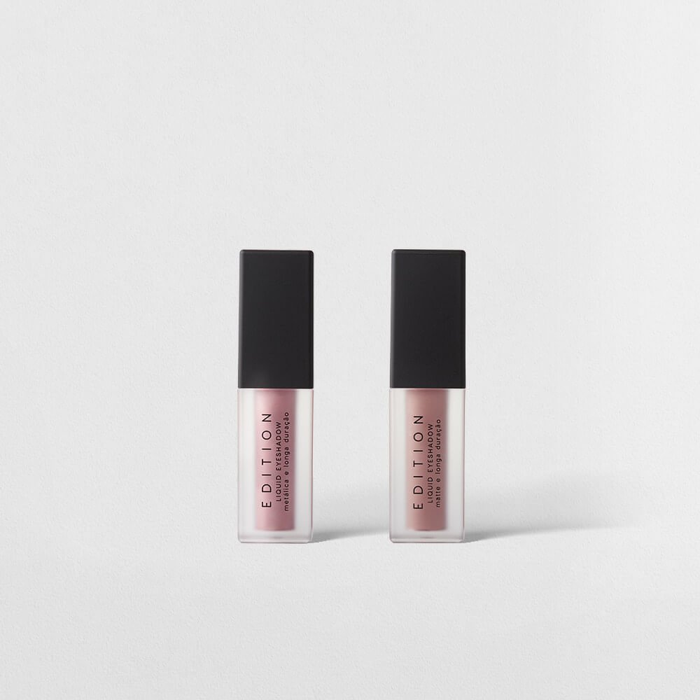 Kit Sombra Líquida Rosa Matte + Sombra Líquida Rosa Metalizada Océane Edition (2 Produtos)