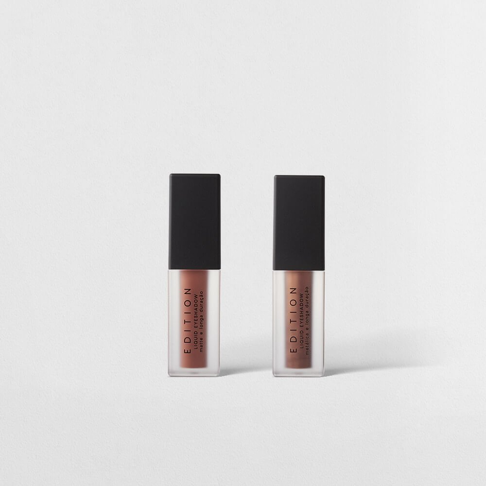 Kit Sombra Líquida Terracota + Sombra Líquida Cobre Metalizada Océane Edition (2 Produtos)