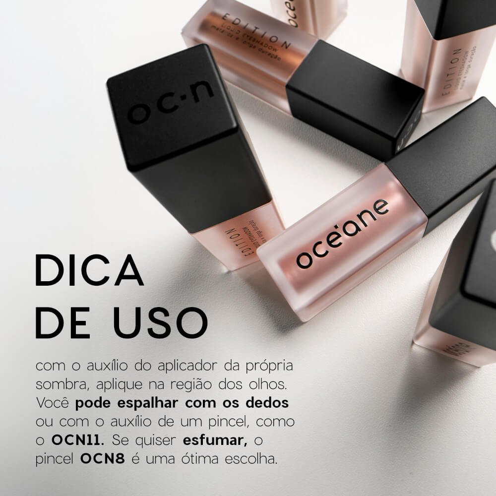 Kit Sombra Líquida Terracota + Sombra Líquida Cobre Metalizada Océane Edition (2 Produtos) ÚNICO 7