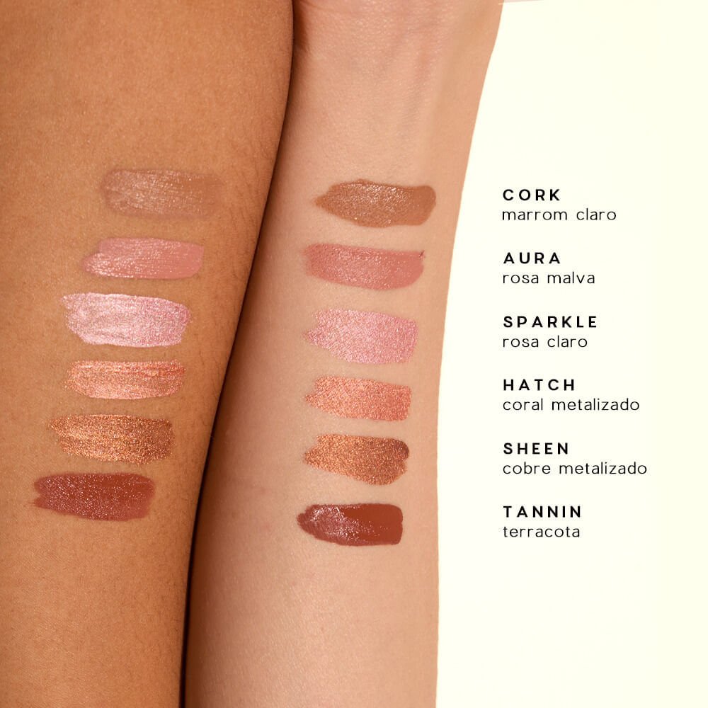 Kit Sombra Líquida Terracota Batom Terracota Matte Océane Edition Terracota 8