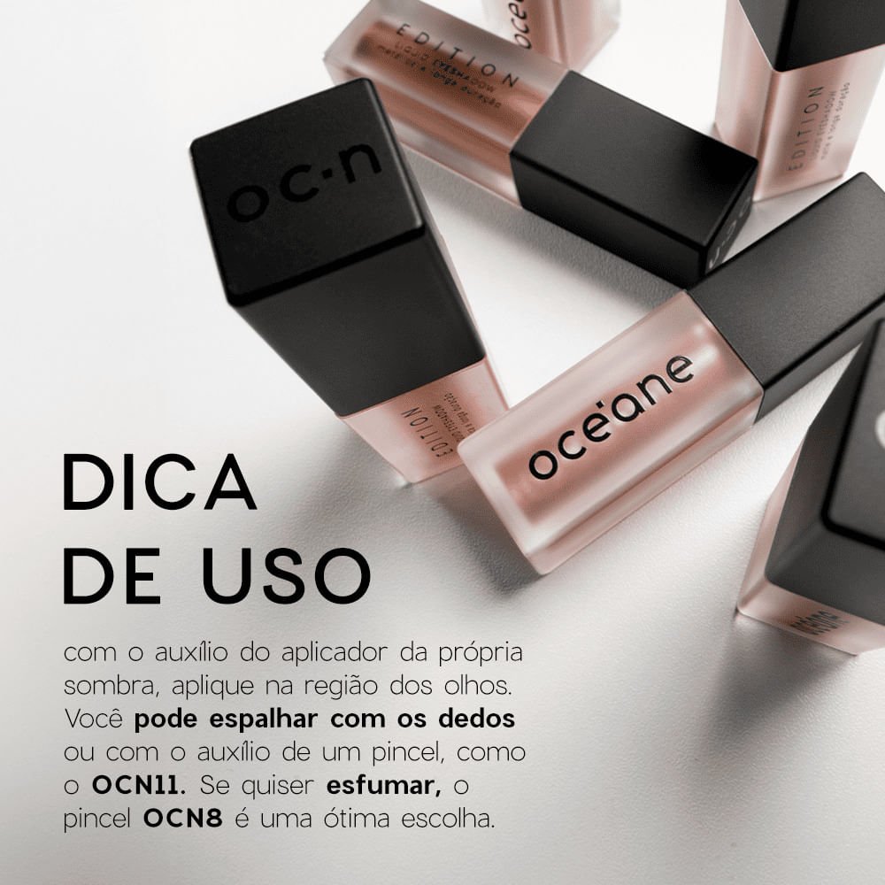 Sombra Líquida Rosa Matte - Liquid Eyeshadow Aura Océane Edition 4g Rosa 7
