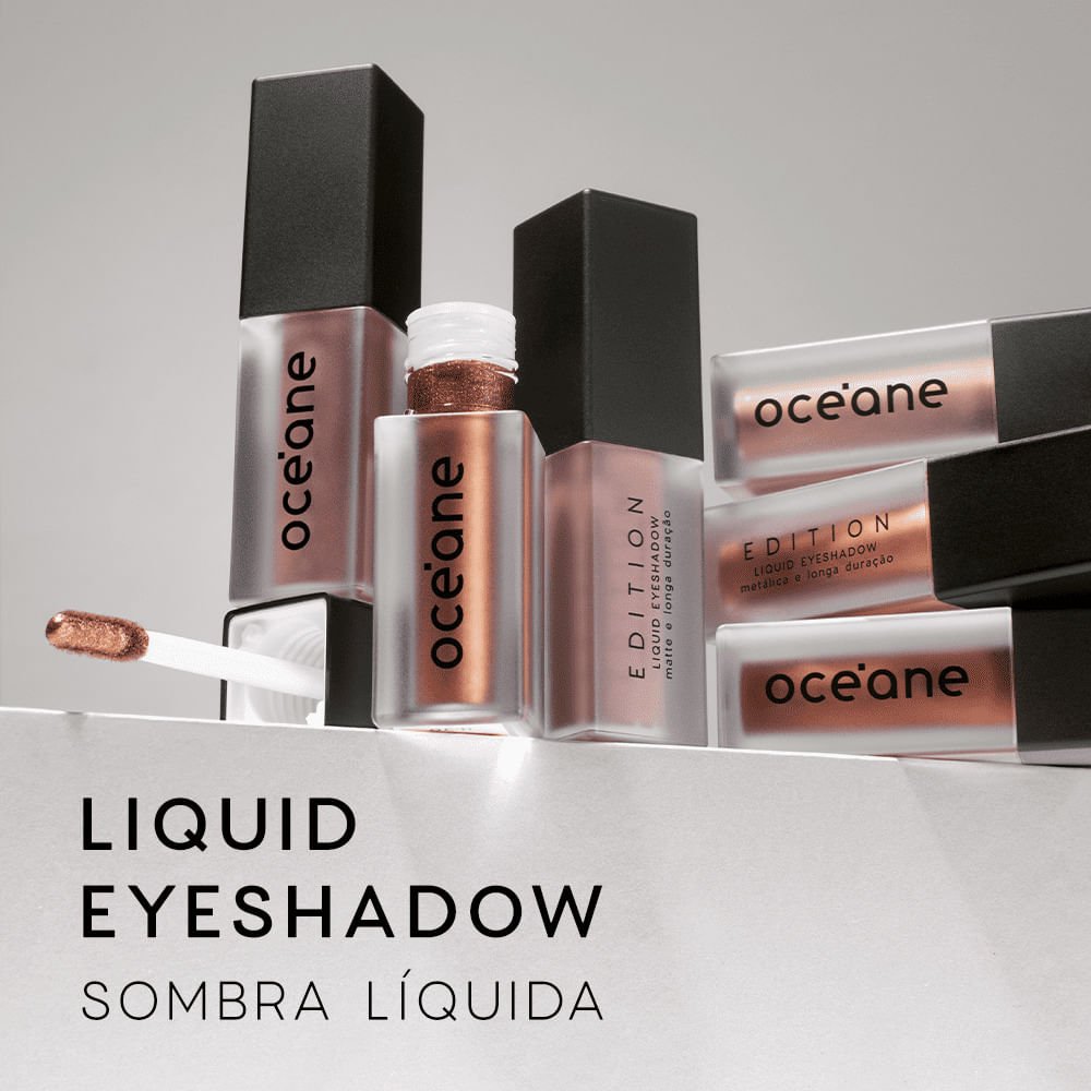 Sombra Líquida Cobre Metalizada - Liquid Eyeshadow Sheen Océane Edition 4g Cobre Metalizada 2