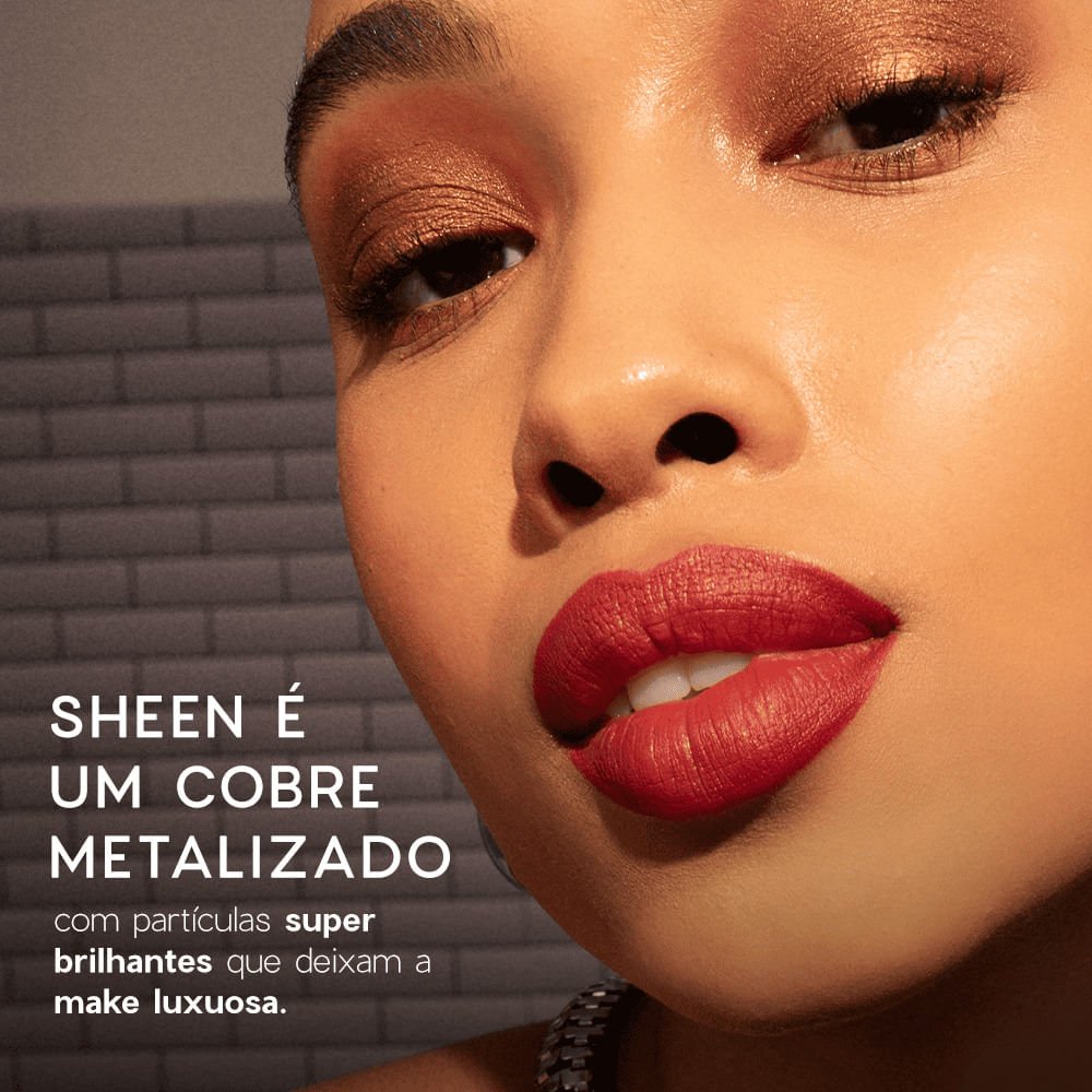Sombra Líquida Cobre Metalizada - Liquid Eyeshadow Sheen Océane Edition 4g Cobre Metalizada 5