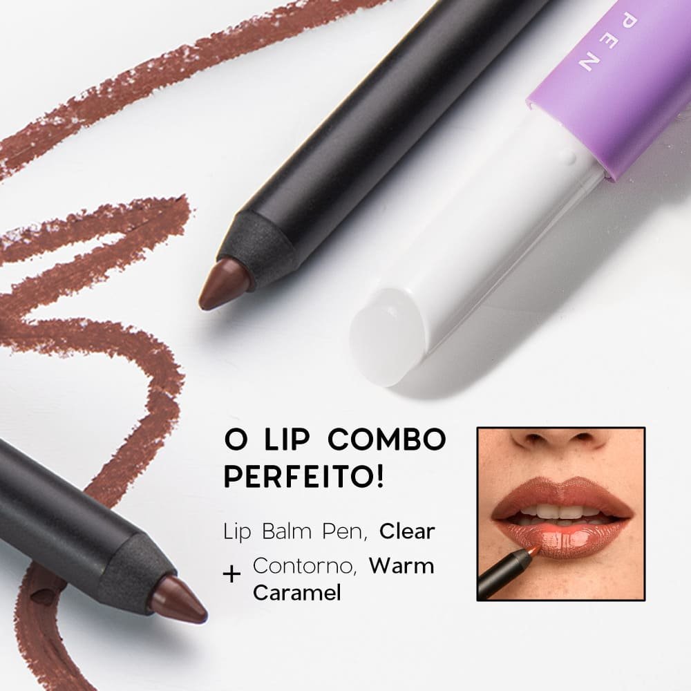 Lápis de Contorno Labial Marrom - Lip Liner Warm Caramel Océane Edition 1,2g Marrom 6