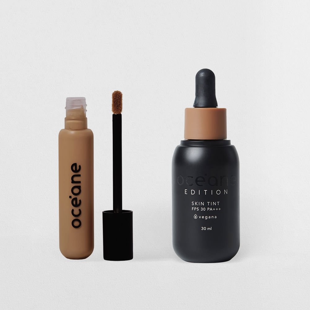 Kit Base Fluida 340m + Corretivo Líquido Médium Océane Edition (2 Produtos) ÚNICO 1