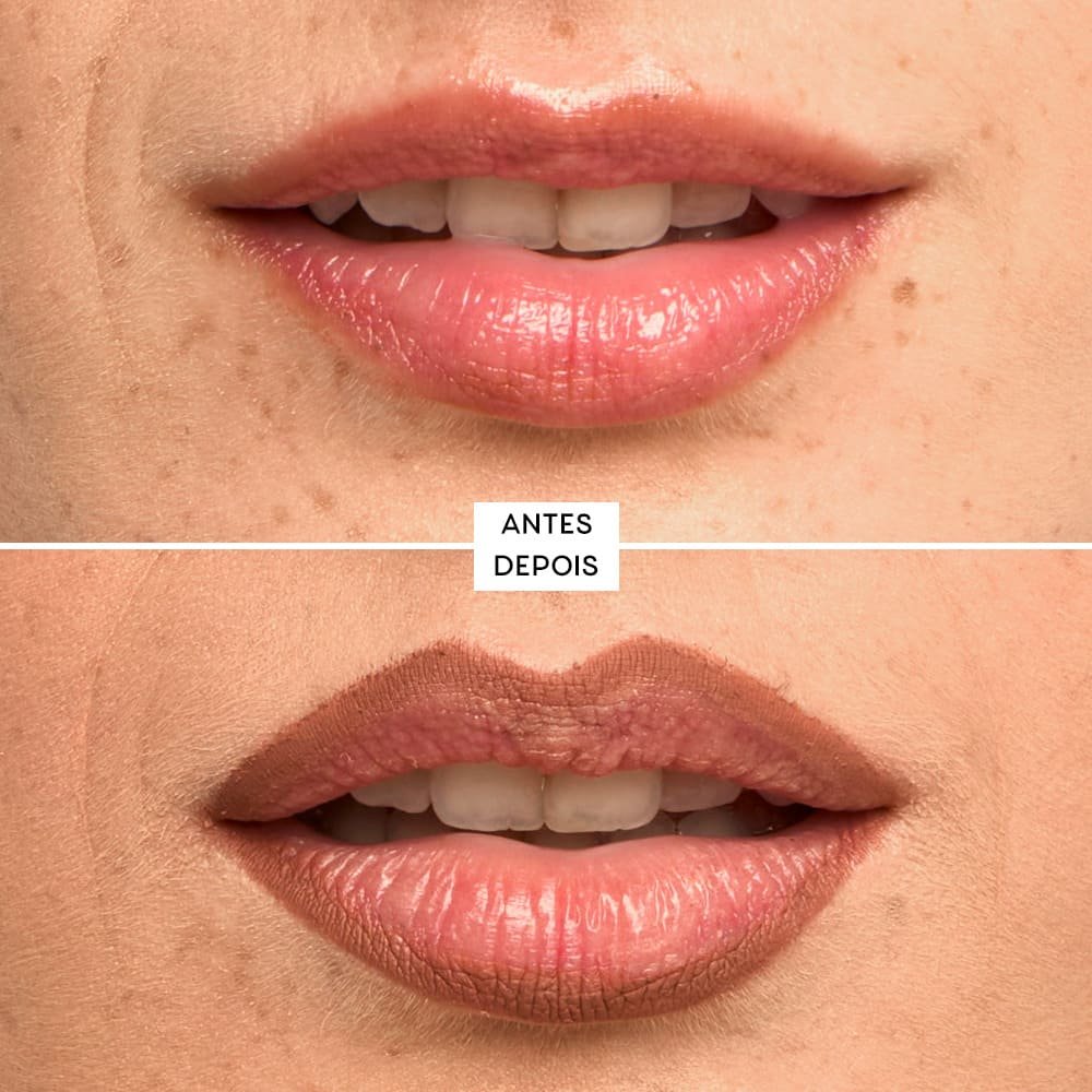 Kit Batom Marrom + Lápis Labial Warm Caramel Océane Edition (2 Produtos) ÚNICO 9