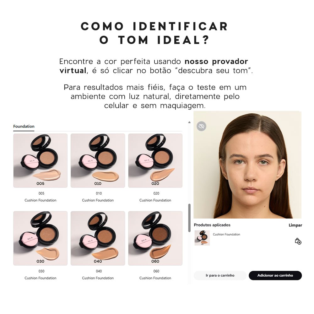 Base Líquida Clara Semi-Matte - Cushion Foundation 10 Océane Edition 12g Cor 10 8