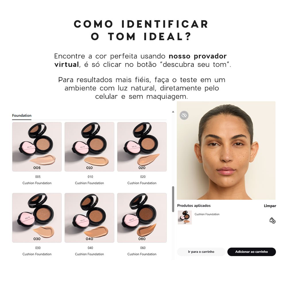 Base Líquida Média Semi-Matte - Cushion Foundation 40 Océane Edition 12g Cor 40 8