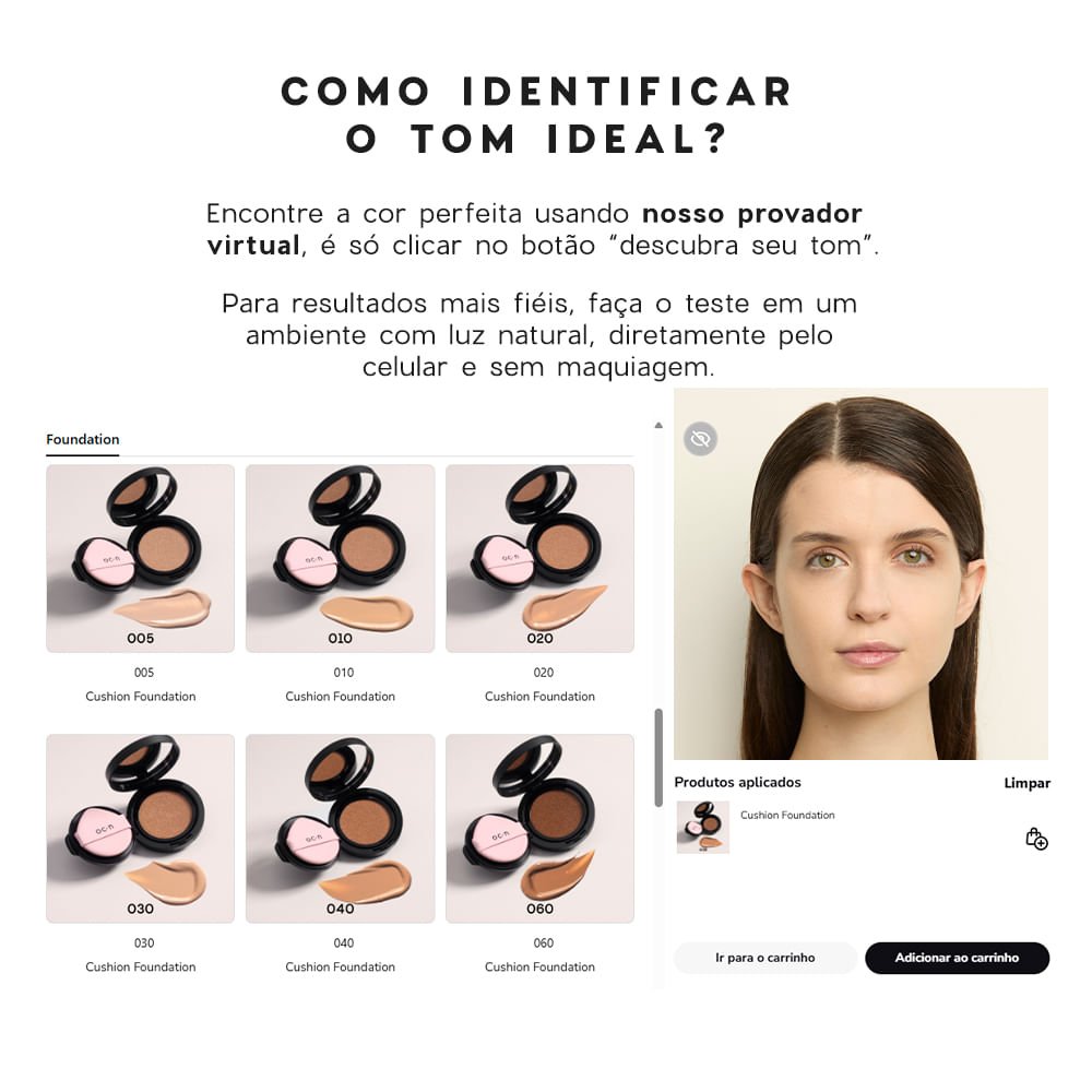 Base Líquida Clara Semi-Matte - Cushion Foundation 05 Océane Edition 12g Cor 005 8