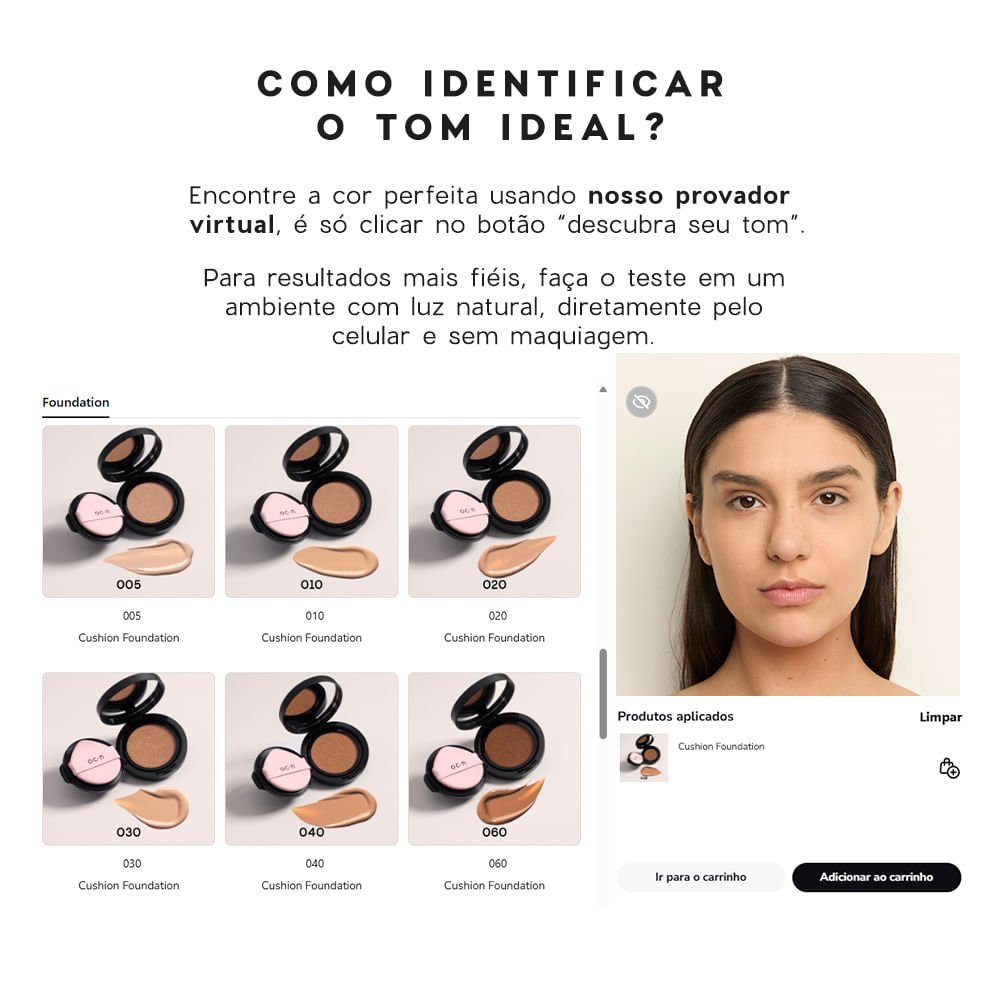 Base Líquida Clara Semi-Matte - Cushion Foundation 20 Océane Edition 12g Cor 20 8
