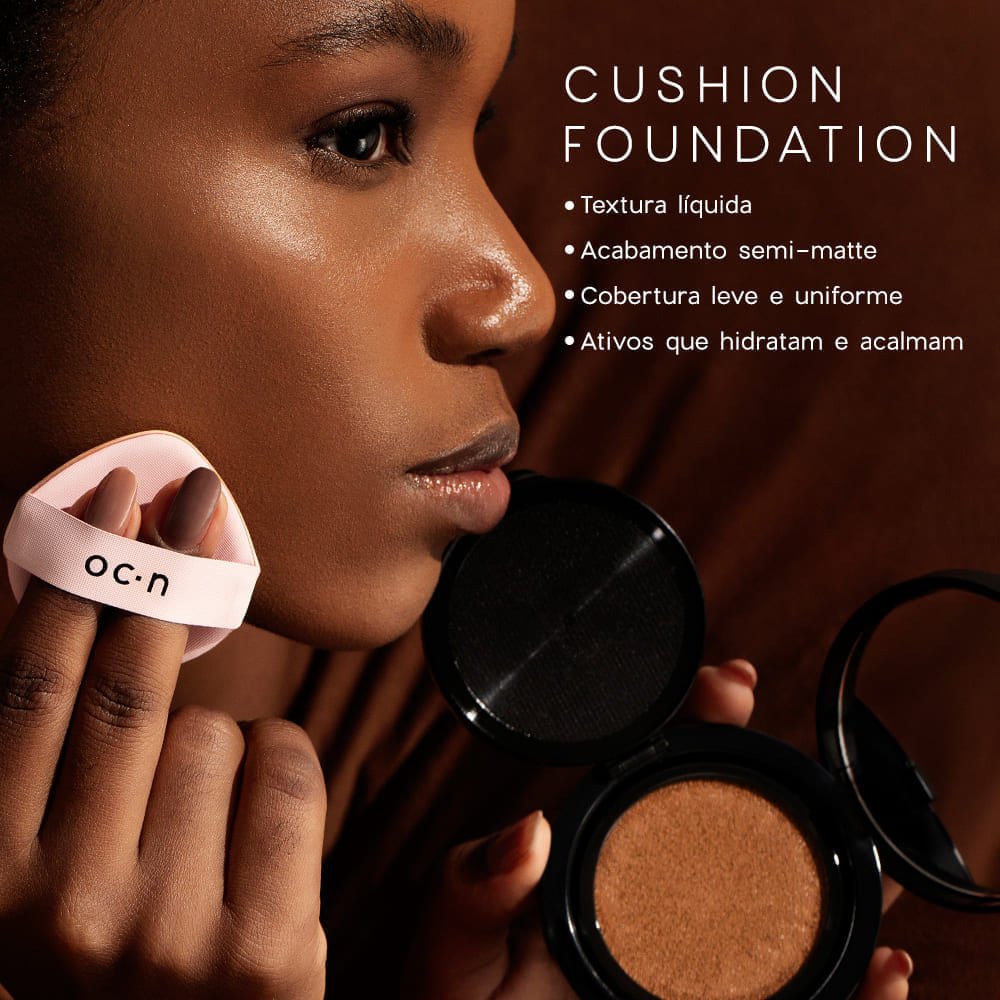 Base Líquida Escura Semi-Matte - Cushion Foundation 60 Océane Edition 12g Cor 60 2
