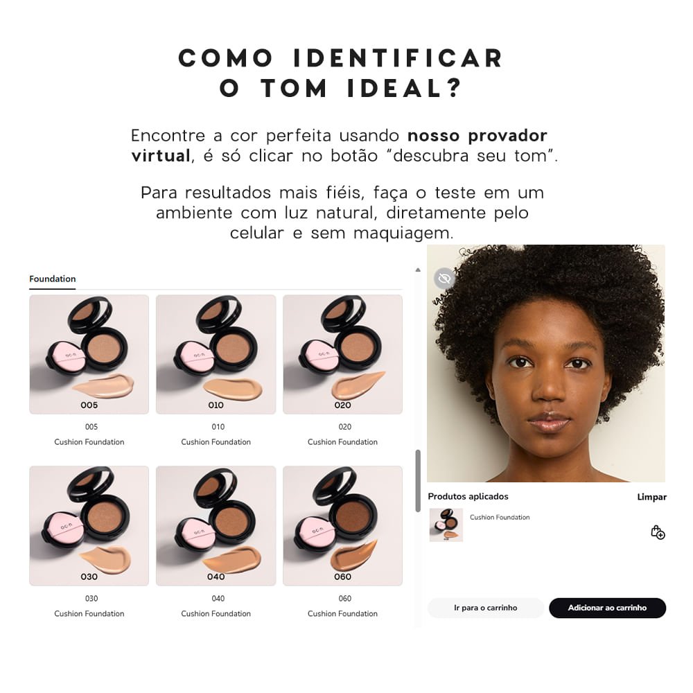 Base Líquida Escura Semi-Matte - Cushion Foundation 60 Océane Edition 12g Cor 60 8