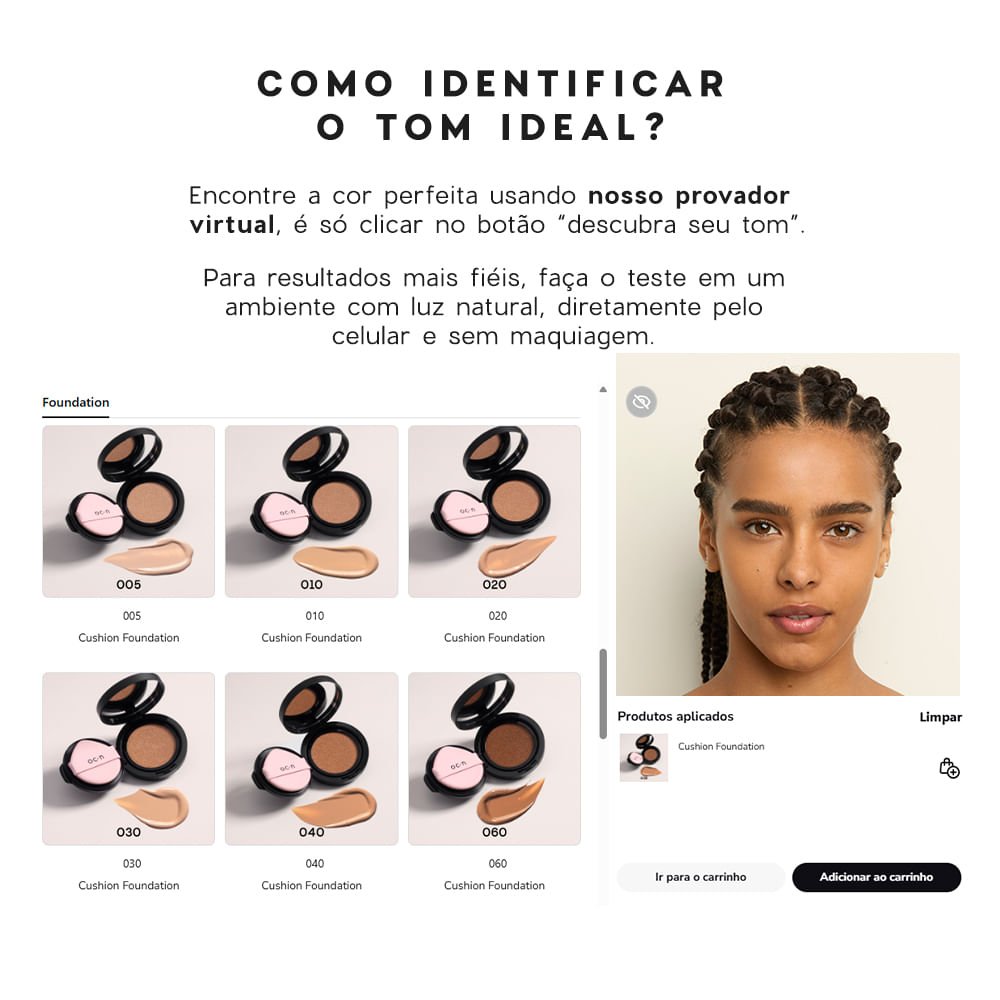 Base Líquida Média Semi-Matte - Cushion Foundation 50 Océane Edition 12g Cor 50 8