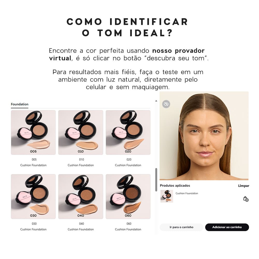 Base Líquida Média Semi-Matte - Cushion Foundation 30 Océane Edition 12g 030 8