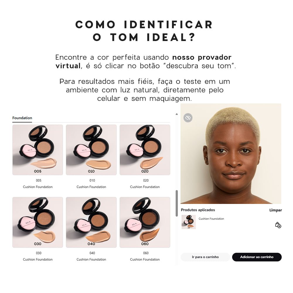 Base Líquida Escura Semi-Matte - Cushion Foundation 70 Océane Edition 12g Cor 70 8