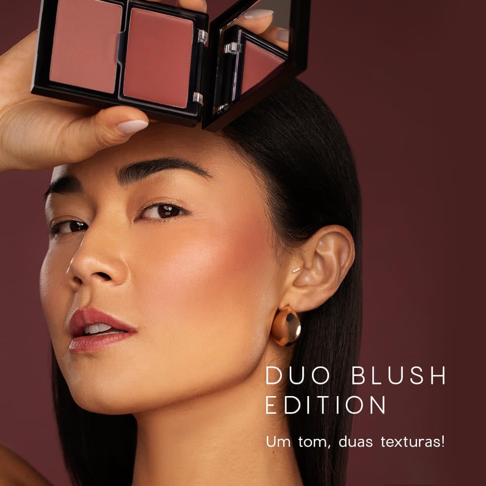 Blush Cremoso e em Pó Nude – Duo Blush Rosy Paint Océane Edition 10,2g Nude 2