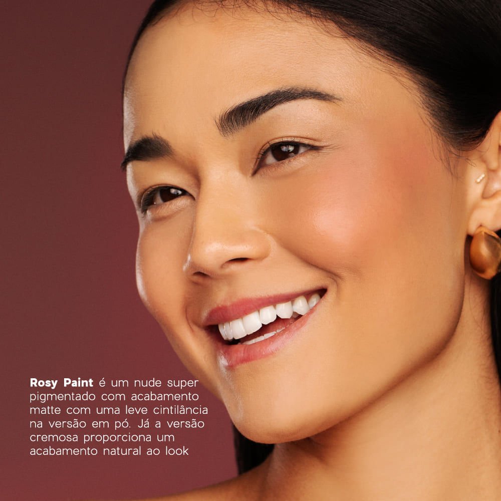 Blush Cremoso e em Pó Nude – Duo Blush Rosy Paint Océane Edition 10,2g Nude 4