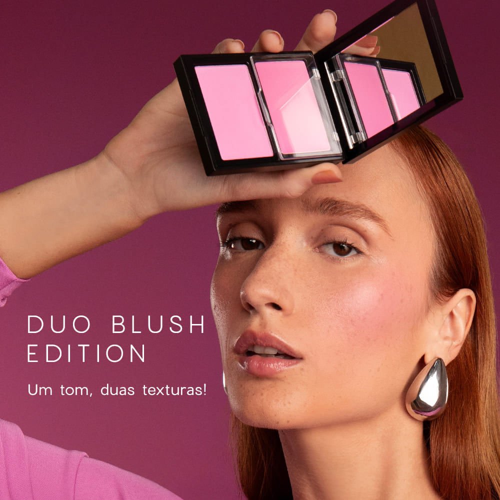 Blush Cremoso e em Pó Rosa Claro – Duo Blush Pink Paint Océane Edition 10,2g Rosa Claro 2