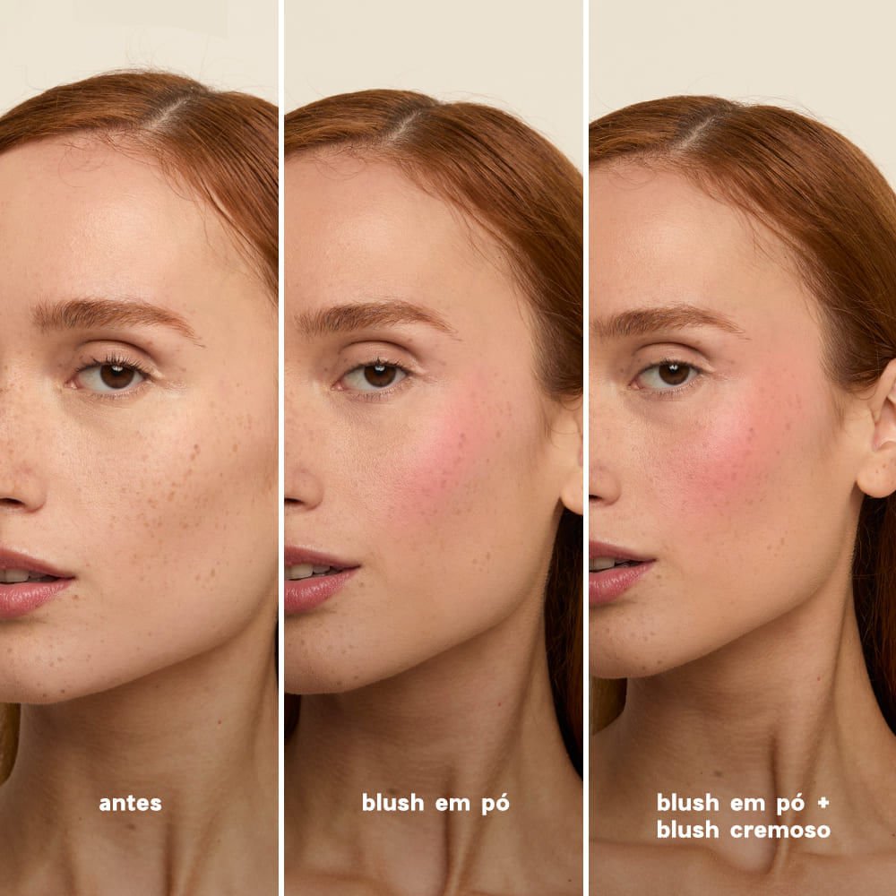 Blush Cremoso e em Pó Rosa Pink – Duo Blush Punch Paint Océane Edition 10,2g Punch Paint 6