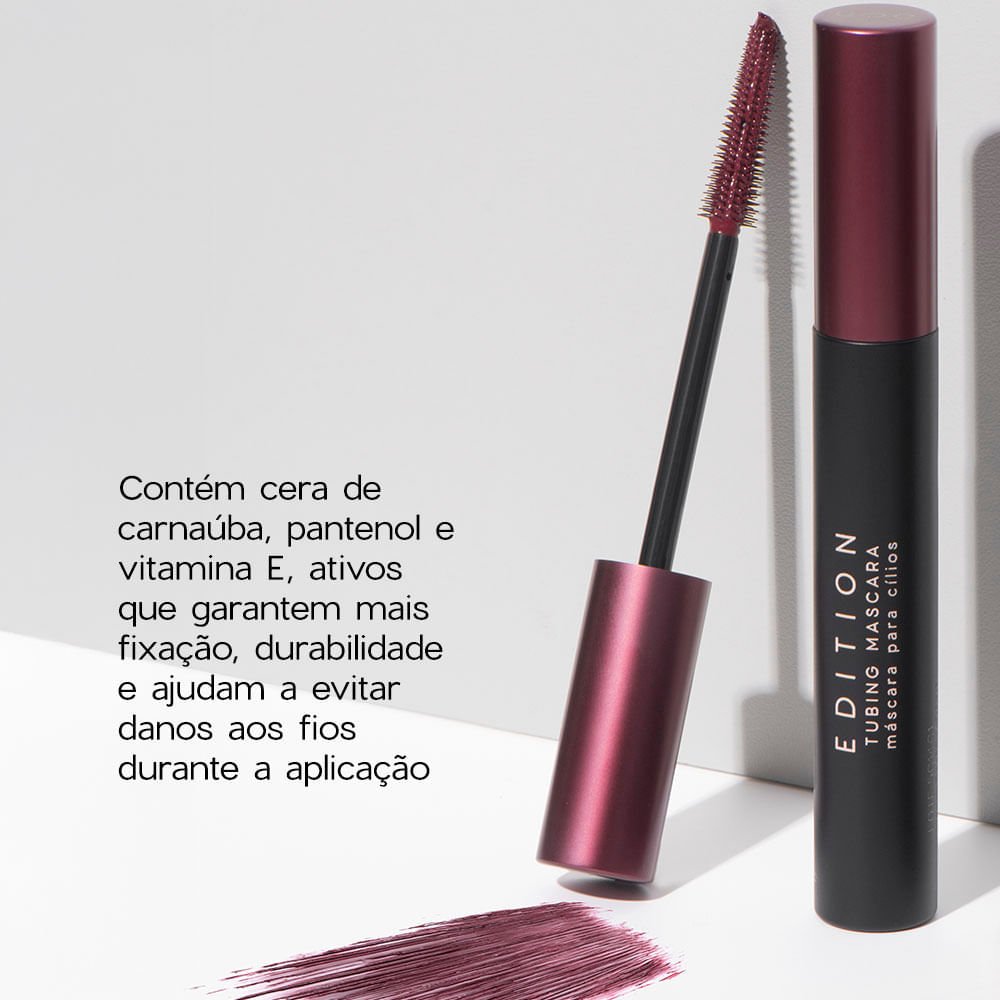 Máscara para Cílios Bordô - Tubing Mascara Ruby Océane Edition 6g Bordô 4