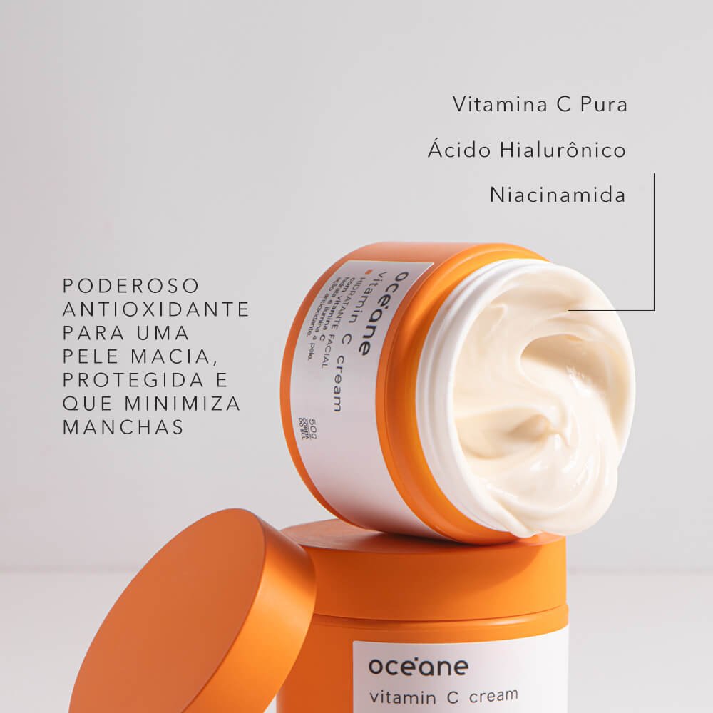Kit Gel de Limpeza + Creme Hidratante Vitamina C (2 Produtos) ÚNICO 9