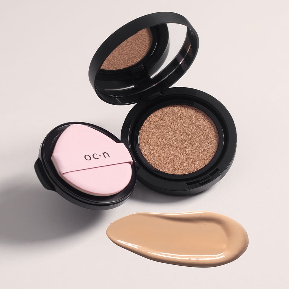 Kit Base Líquida Cushion 10 + Pó Compacto Porcelain Océane Edition (2 Produtos) ÚNICO 2