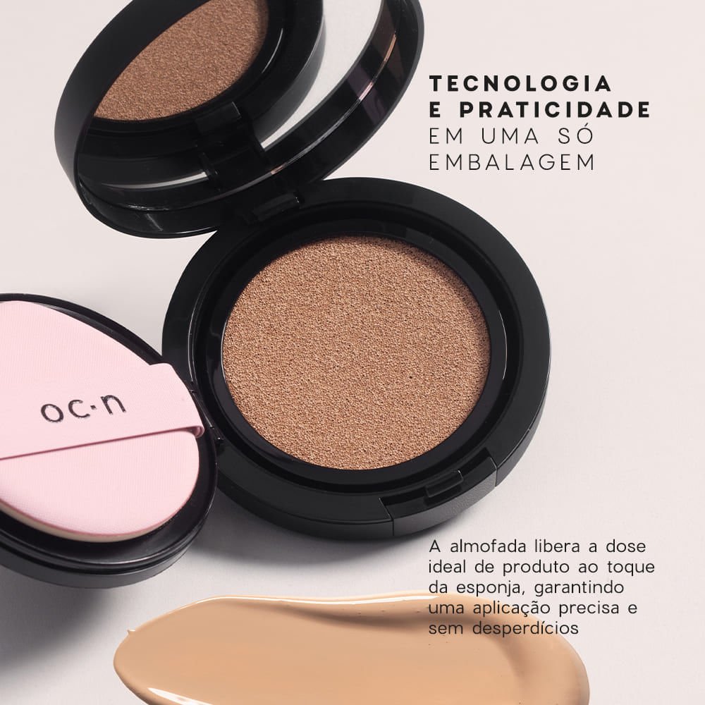 Kit Base Líquida Cushion 10 + Pó Compacto Porcelain Océane Edition (2 Produtos) ÚNICO 3