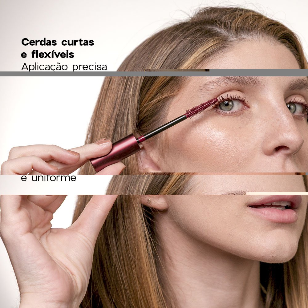 Kit Máscara de Cílios Marrom + Máscara de Cílios Bordô Océane Edition (2 Produtos) ÚNICO 3