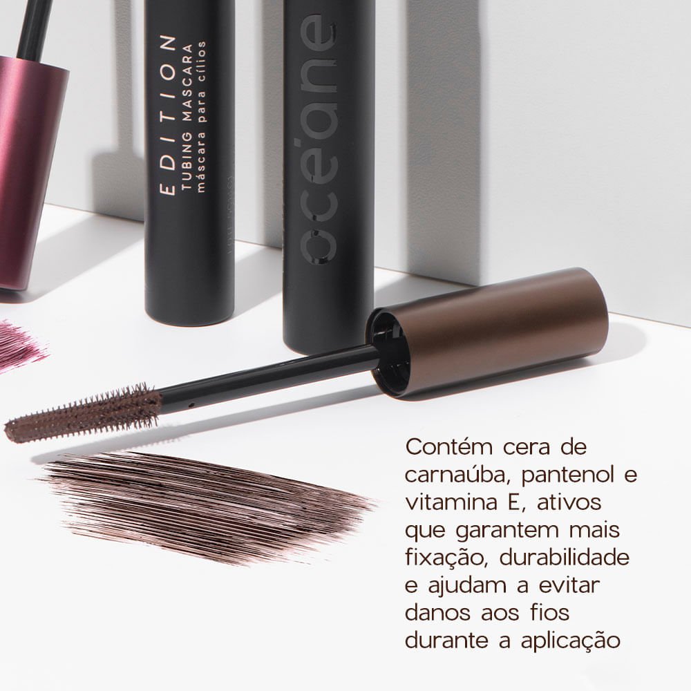 Kit Máscara de Cílios Marrom + Máscara de Cílios Bordô Océane Edition (2 Produtos) ÚNICO 5