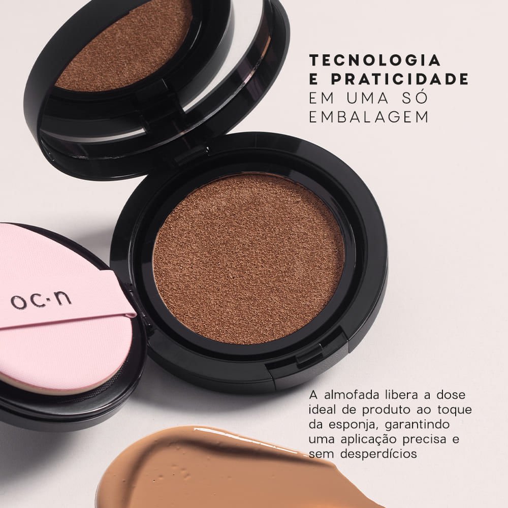 Kit Base Líquida Cushion 50 + Pó Compacto True Caramel Océane Edition (2 Produtos) ÚNICO 3