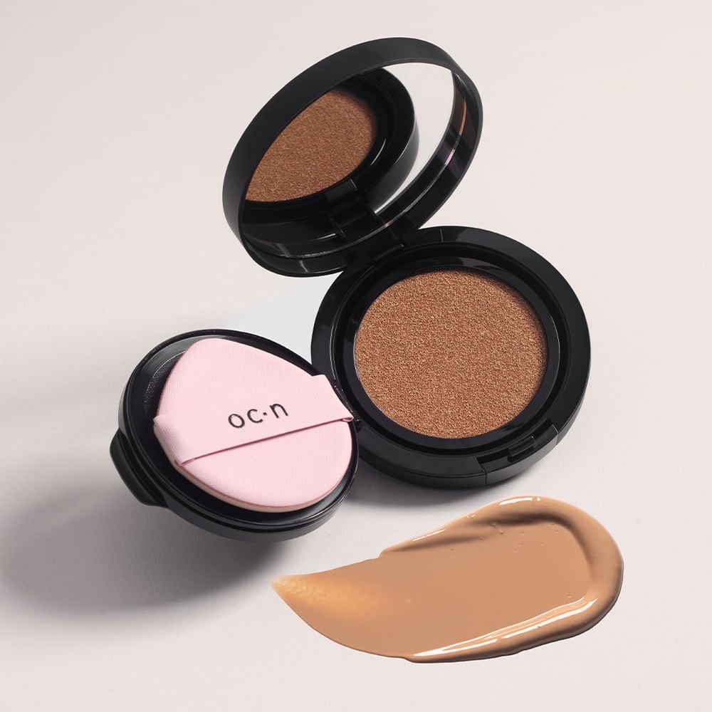 Kit Base Líquida Cushion 40 + Pó Compacto Warm Beige Océane Edition (2 Produtos) ÚNICO 2