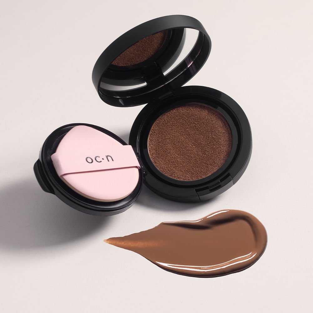 Kit Base Líquida Cushion 70 + Pó Compacto Mocha Océane Edition (2 Produtos) ÚNICO 2