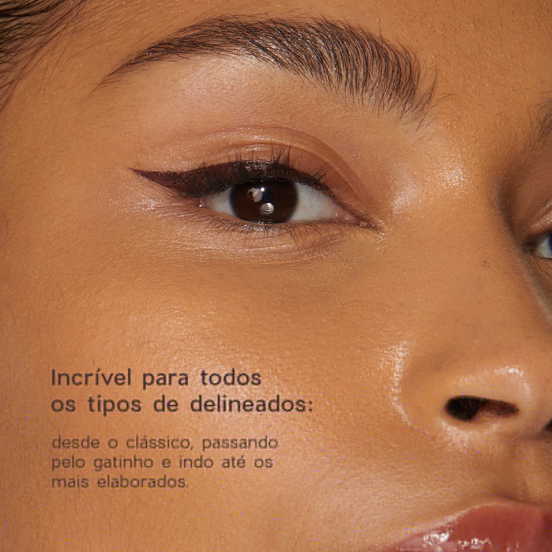 Kit Máscara para Cílios Marrom + Caneta Delineadora Marrom Océane Edition (2 Produtos) ÚNICO 4