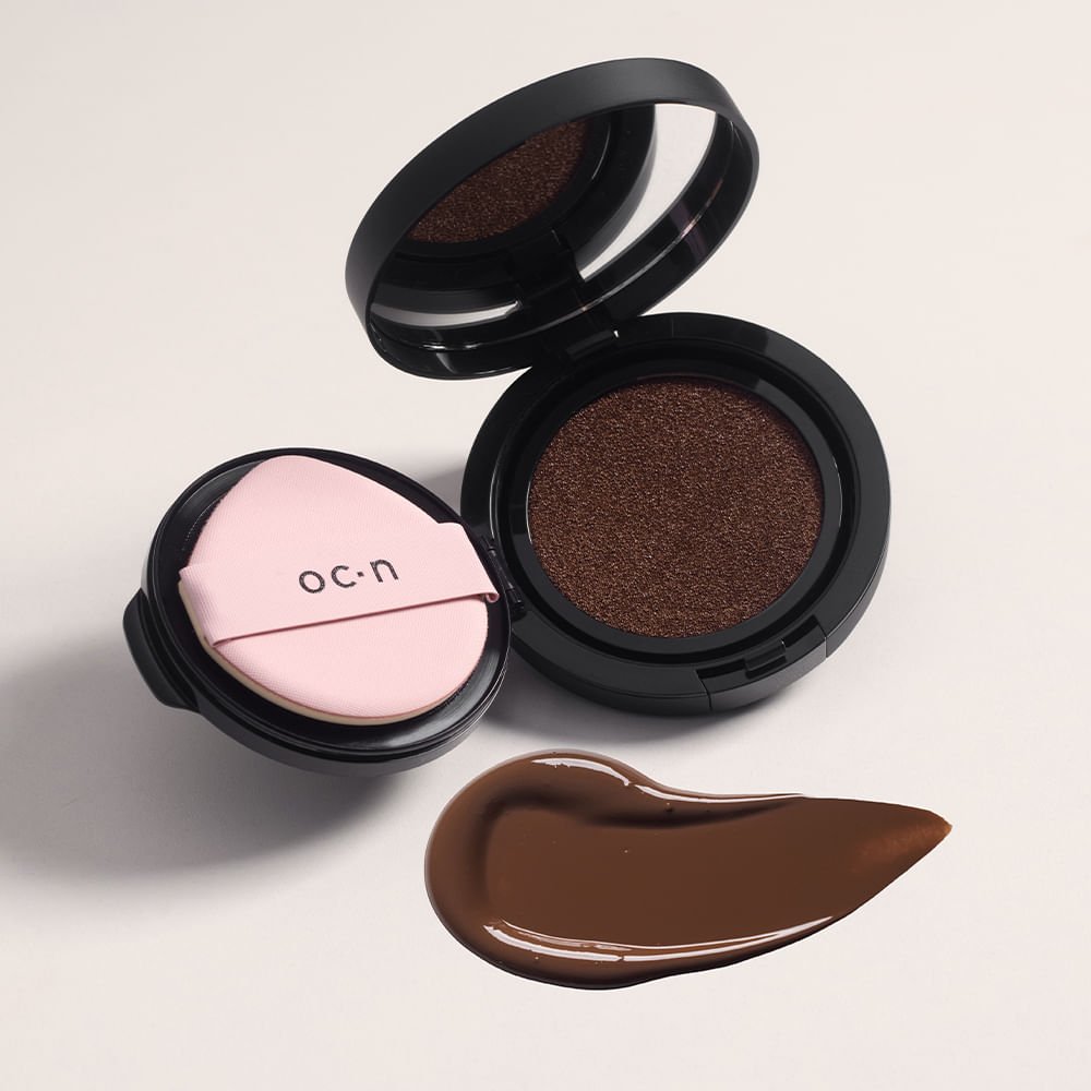 Kit Base Líquida Cushion 80 + Pó Compacto Toffee Océane Edition (2 Produtos) ÚNICO 2