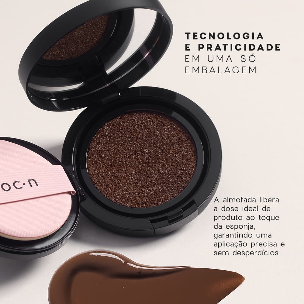 Kit Base Líquida Cushion 80 + Pó Compacto Toffee Océane Edition (2 Produtos) ÚNICO 3