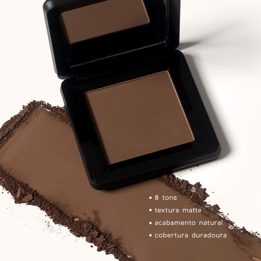 Kit Base Líquida Cushion 80 + Pó Compacto Toffee Océane Edition (2 Produtos) ÚNICO 7