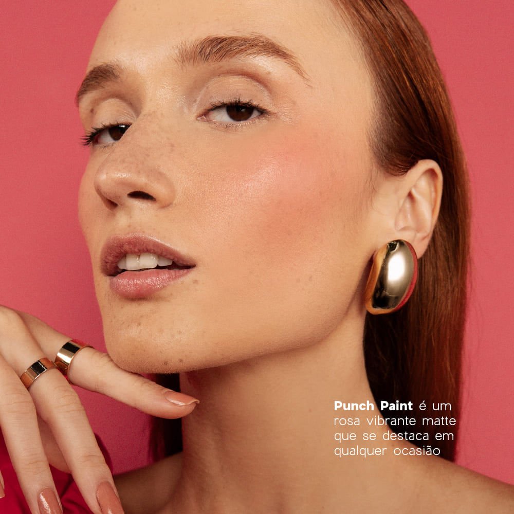 Kit Duo Blush Punch Paint + Batom Hibiscus Océane Edition (2 Produtos) ÚNICO 4