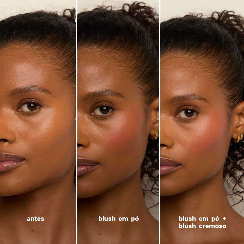 Kit Duo Blush Coral Paint + Batom Nude Pink Océane Edition (2 Produtos) ÚNICO 5