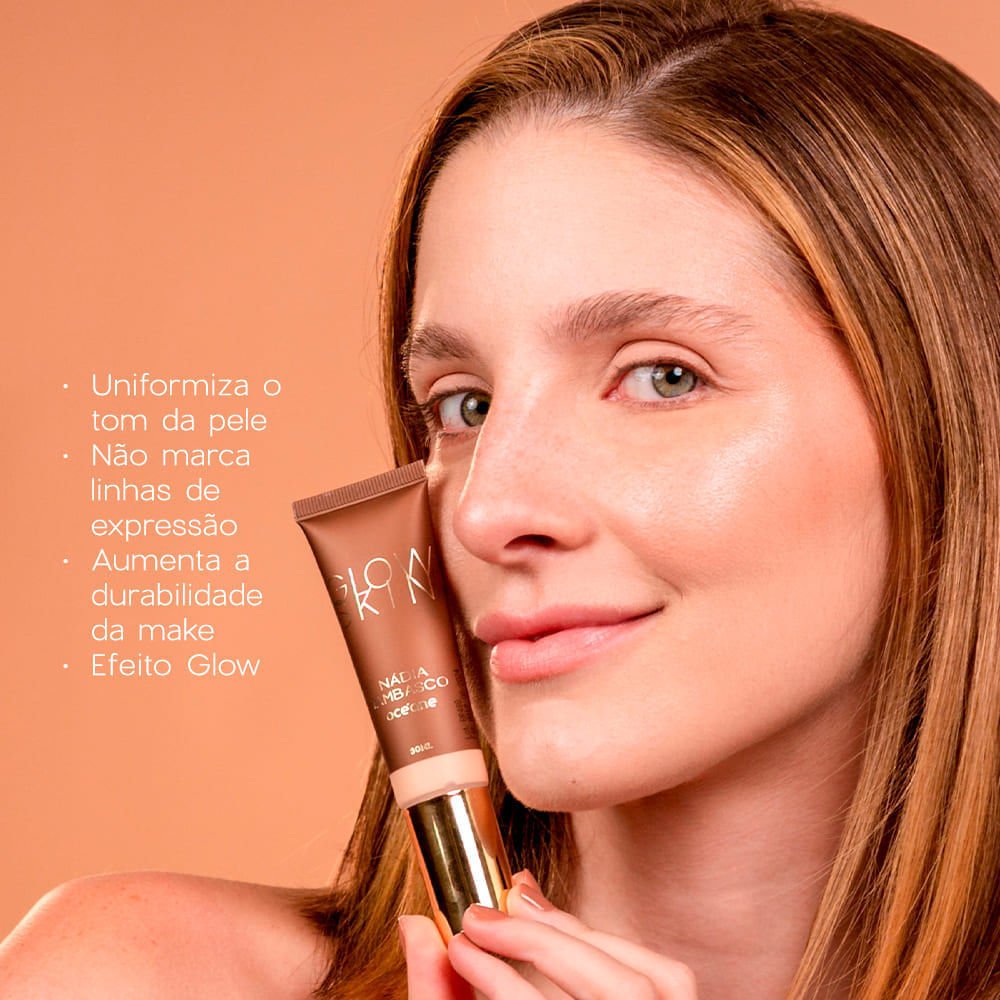 Primer Iluminador Facial Claro Nádia Tambasco By Océane - Glow Skin Light 30ml Glow Skin Light 4
