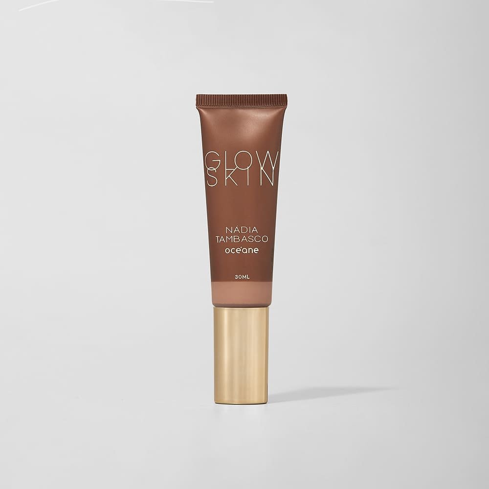Primer Iluminador Facial Escuro Nádia Tambasco By Océane - Glow Skin Medium Tan 30ml